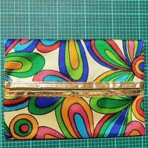 Colorful Floral Women's Clutch